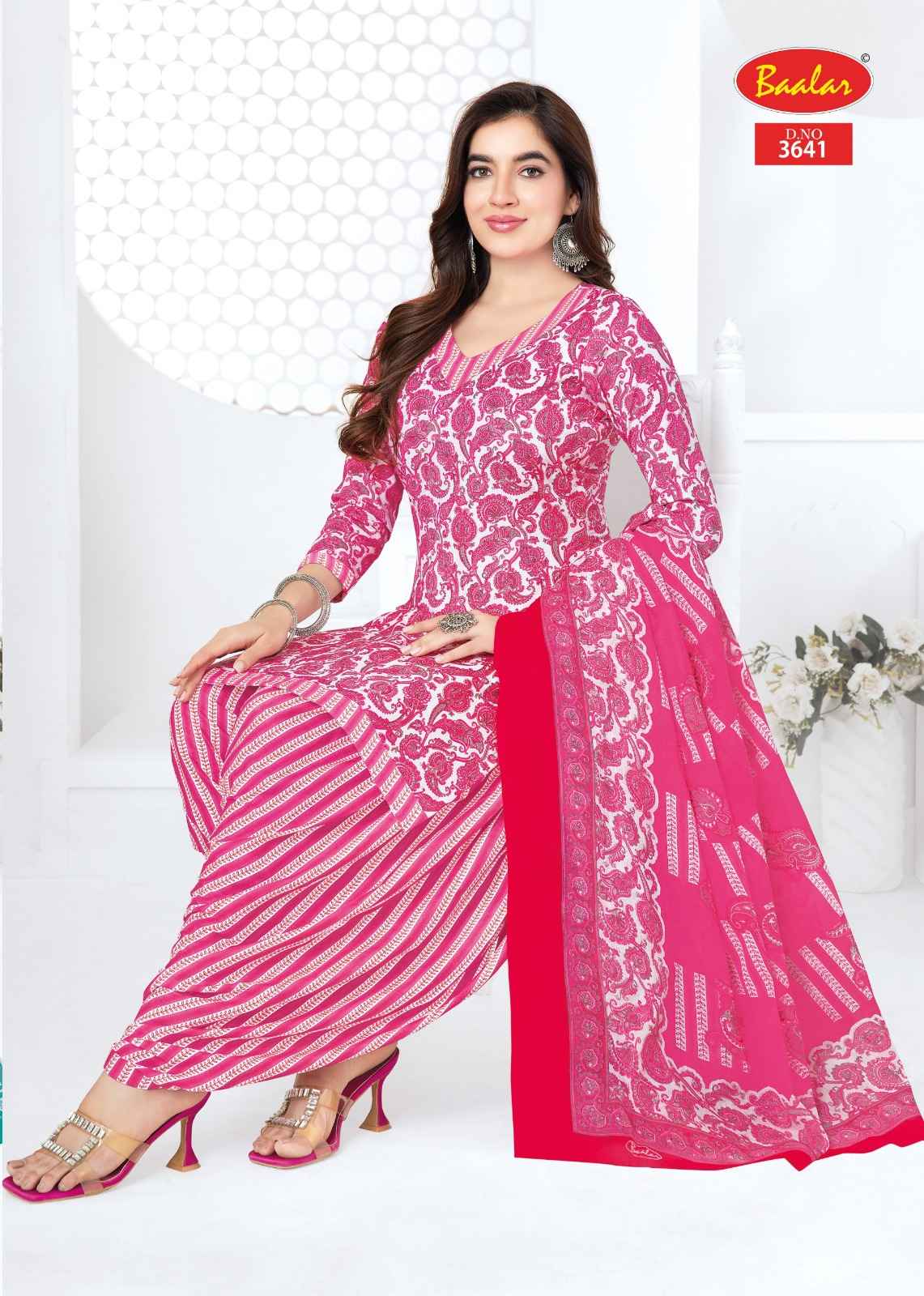 BAALAR ZAARA VOL-36 HEAVY COTTON PRINTED DRESS MATERIAL 