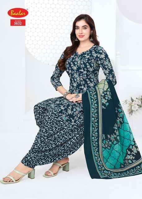 BAALAR ZAARA VOL-36 HEAVY COTTON PRINTED DRESS MATERIAL 
