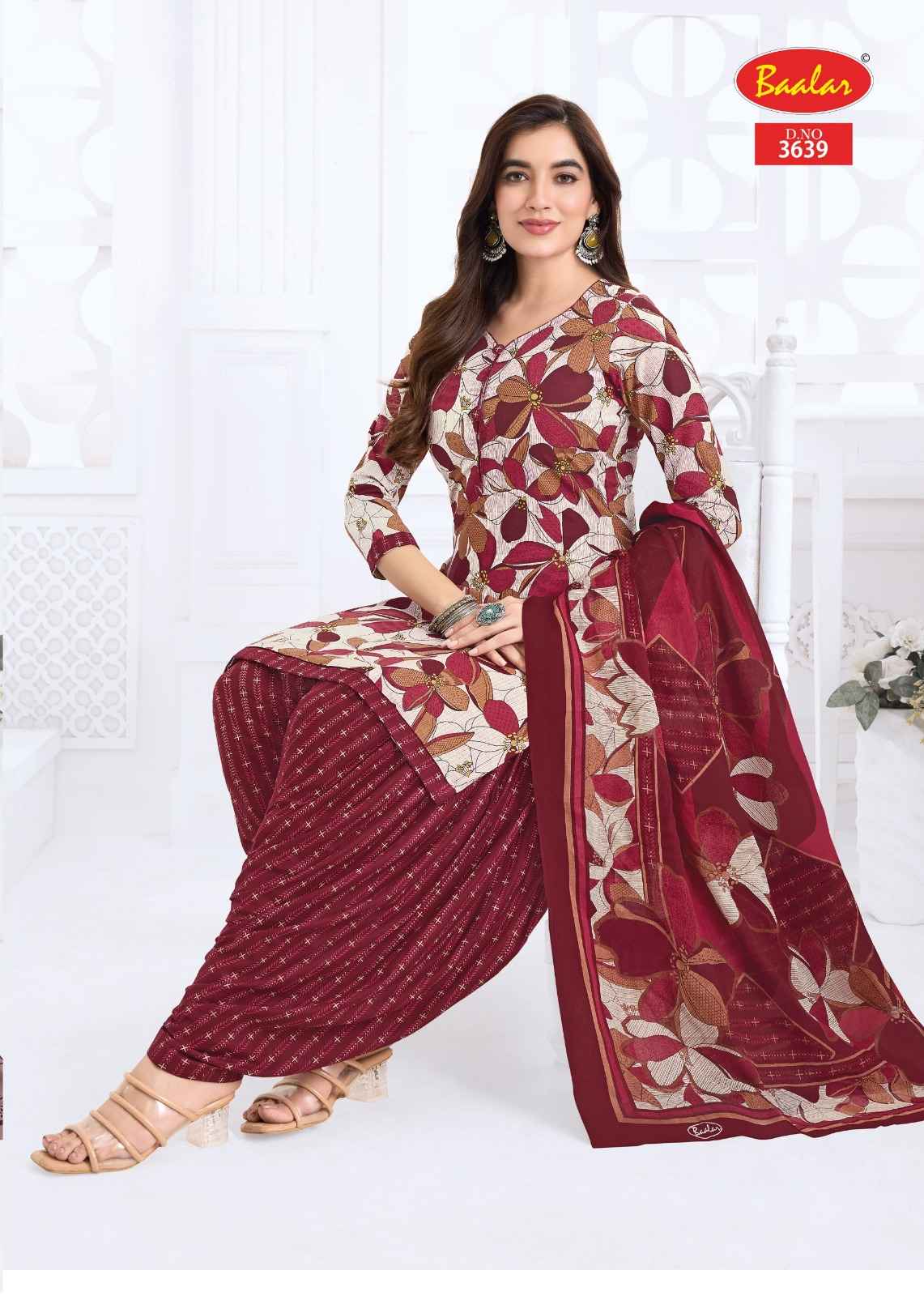BAALAR ZAARA VOL-36 HEAVY COTTON PRINTED DRESS MATERIAL 