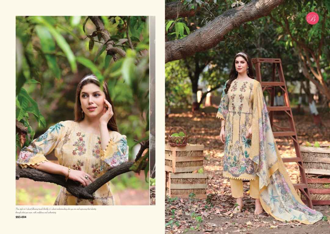 BELLIZA NAIRA VOL-152 PURE COTTON EMBROIDERY DRESS MATERIAL