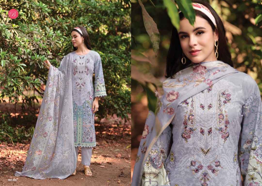 BELLIZA NAIRA VOL-152 PURE COTTON EMBROIDERY DRESS MATERIAL