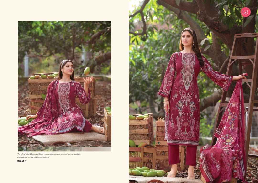 BELLIZA NAIRA VOL-152 PURE COTTON EMBROIDERY DRESS MATERIAL