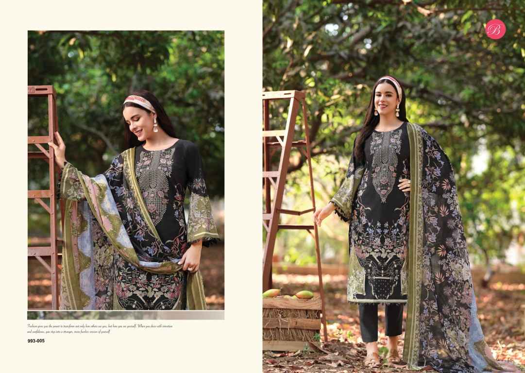 BELLIZA NAIRA VOL-152 PURE COTTON EMBROIDERY DRESS MATERIAL