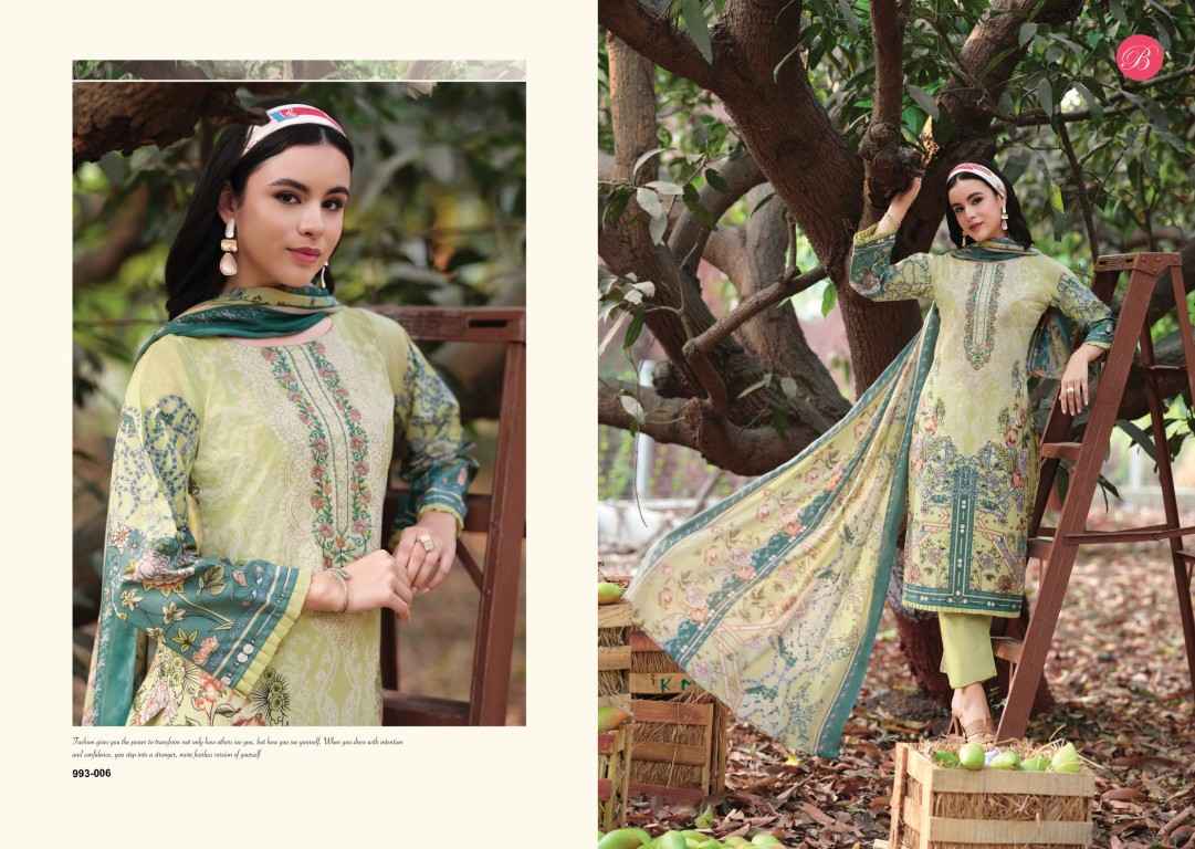 BELLIZA NAIRA VOL-152 PURE COTTON EMBROIDERY DRESS MATERIAL