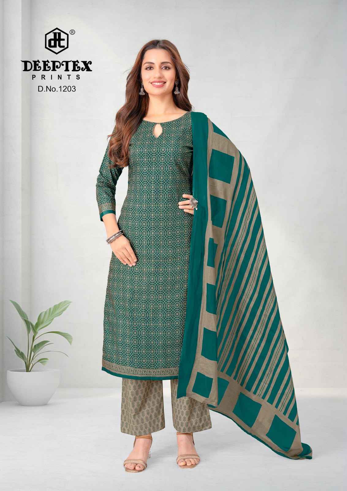 DEEPTEX AALIZA VOL-12 PURE COTTON PRINTED DRESS MATERIAL 