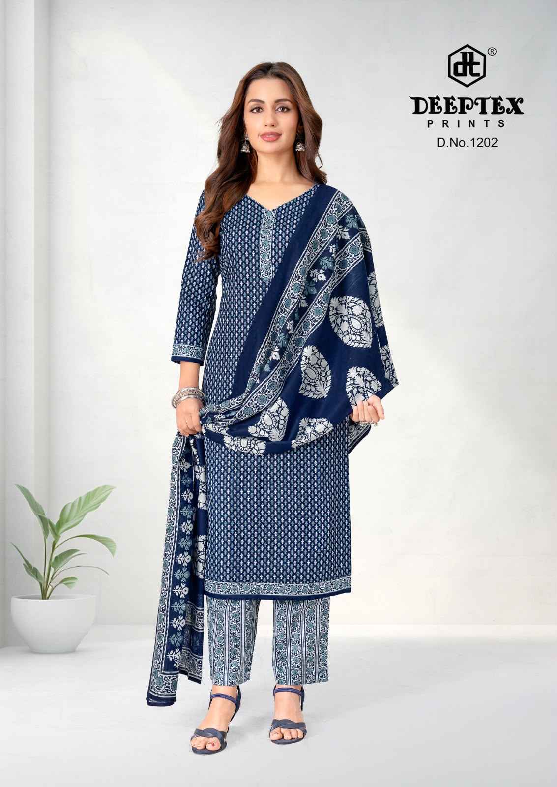 DEEPTEX AALIZA VOL-12 PURE COTTON PRINTED DRESS MATERIAL 