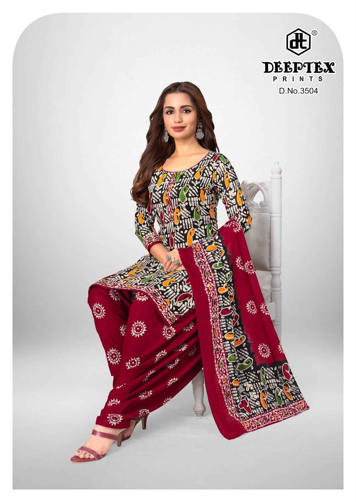DEEPTEX BATIK PLUS VOL-35 PURE COTTON PRINTED DRESS MATERIAL
