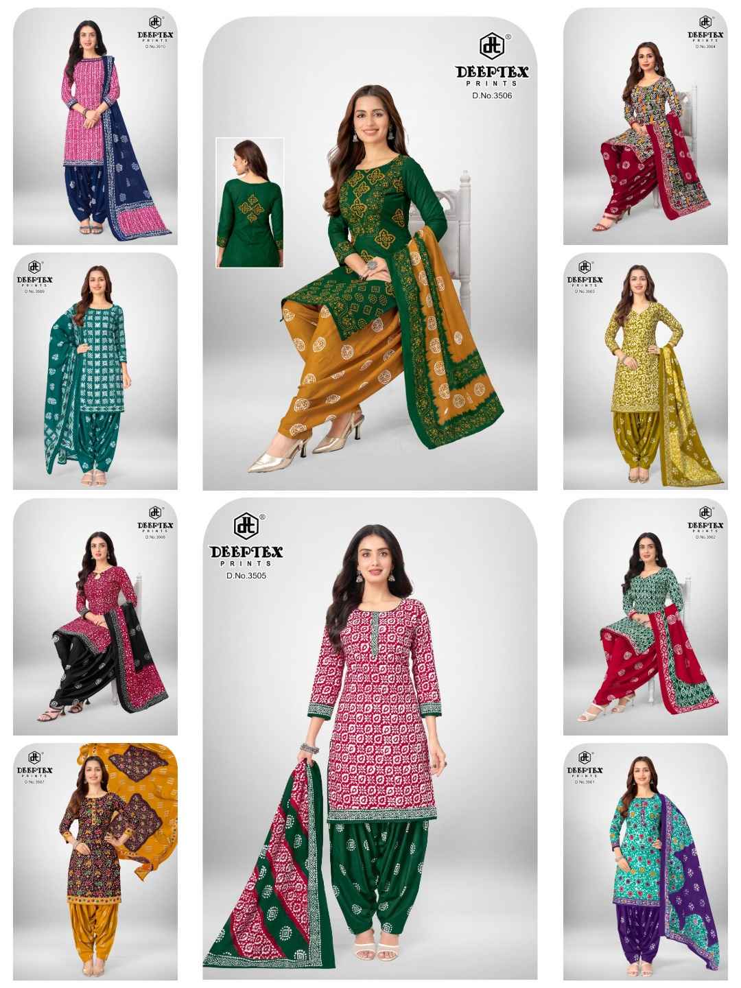 DEEPTEX BATIK PLUS VOL-35 PURE COTTON PRINTED DRESS MATERIAL