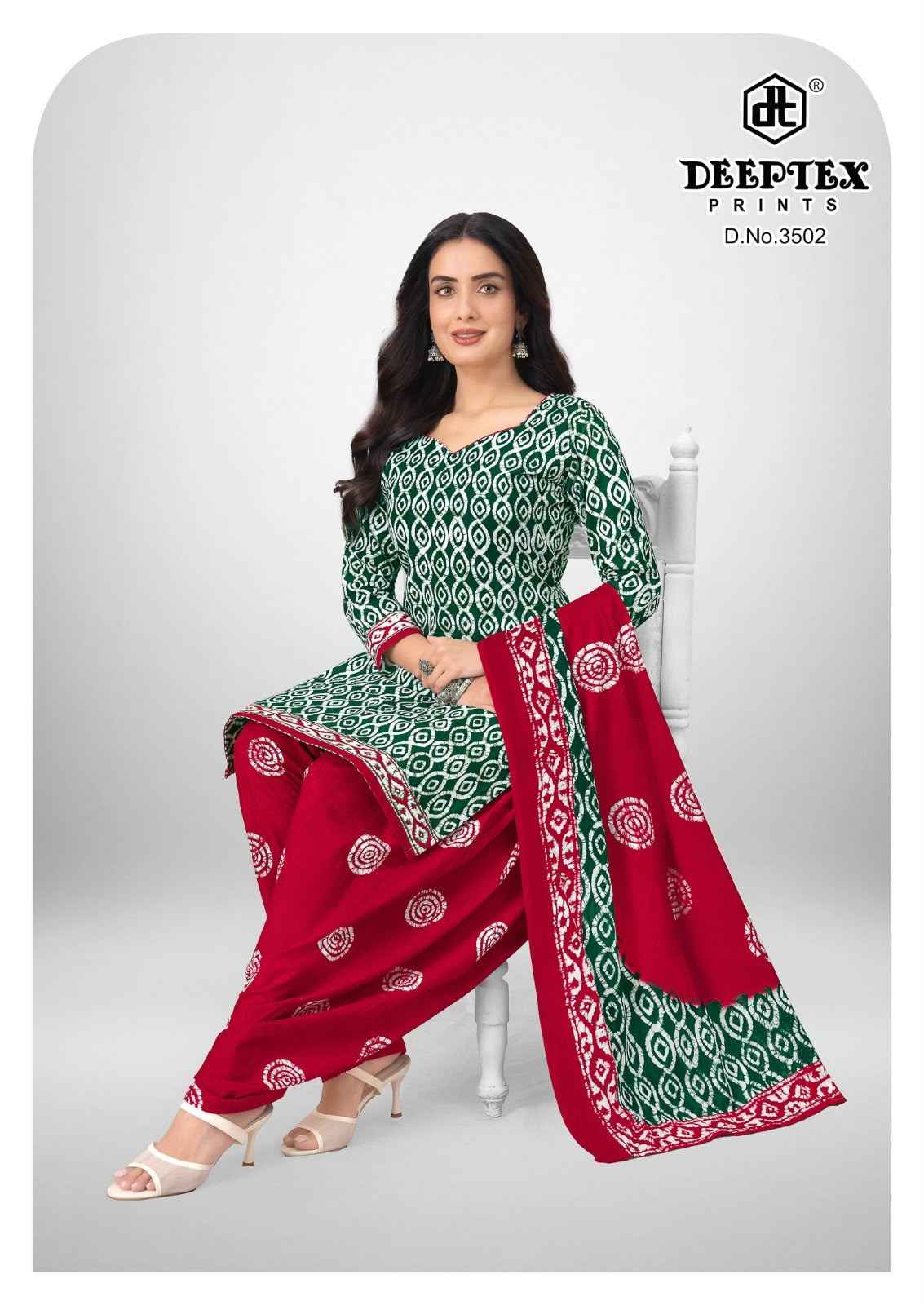 DEEPTEX BATIK PLUS VOL-35 PURE COTTON PRINTED DRESS MATERIAL