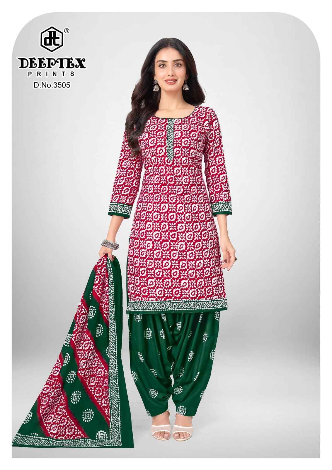 DEEPTEX BATIK PLUS VOL-35 PURE COTTON PRINTED DRESS MATERIAL