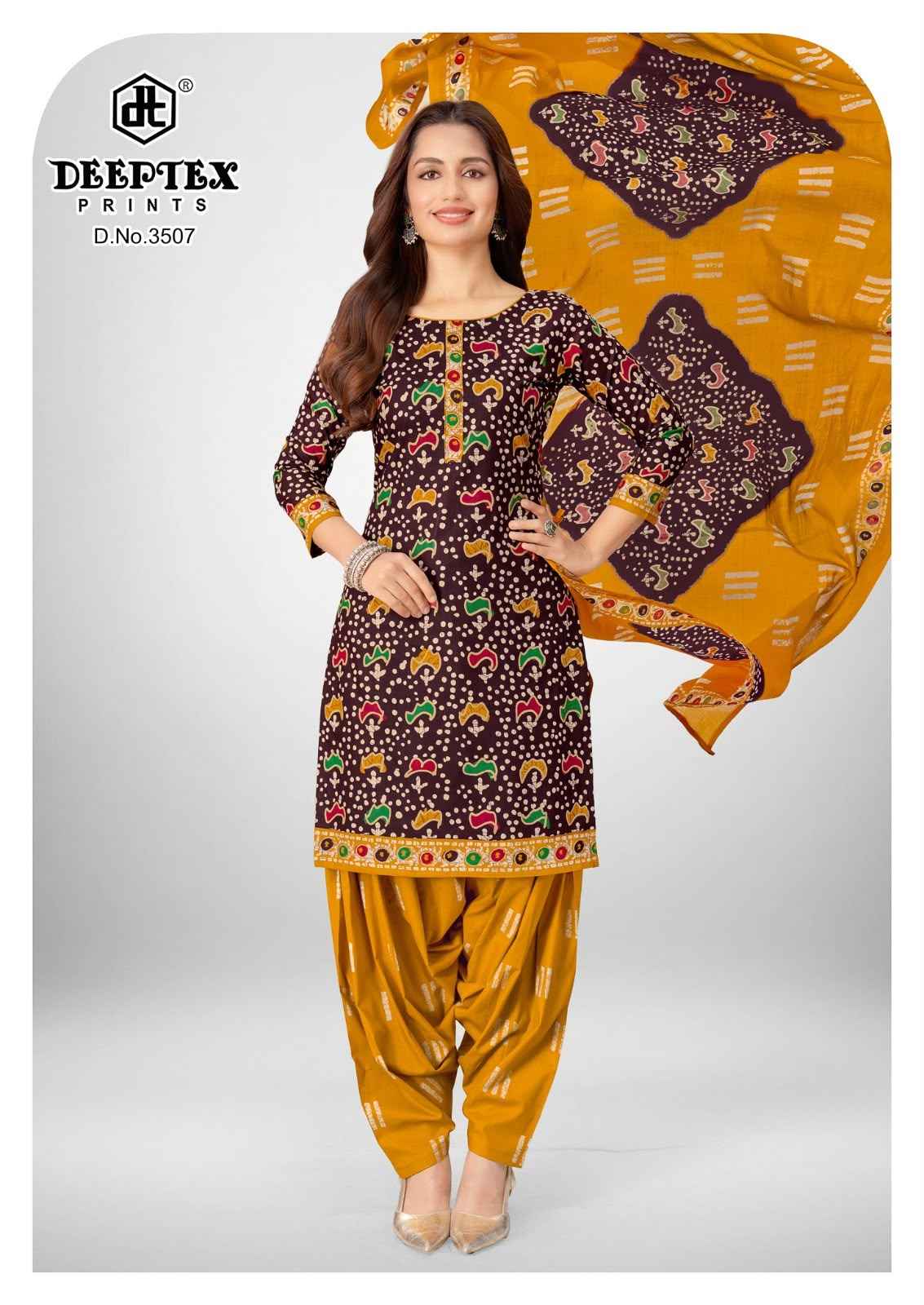 DEEPTEX BATIK PLUS VOL-35 PURE COTTON PRINTED DRESS MATERIAL