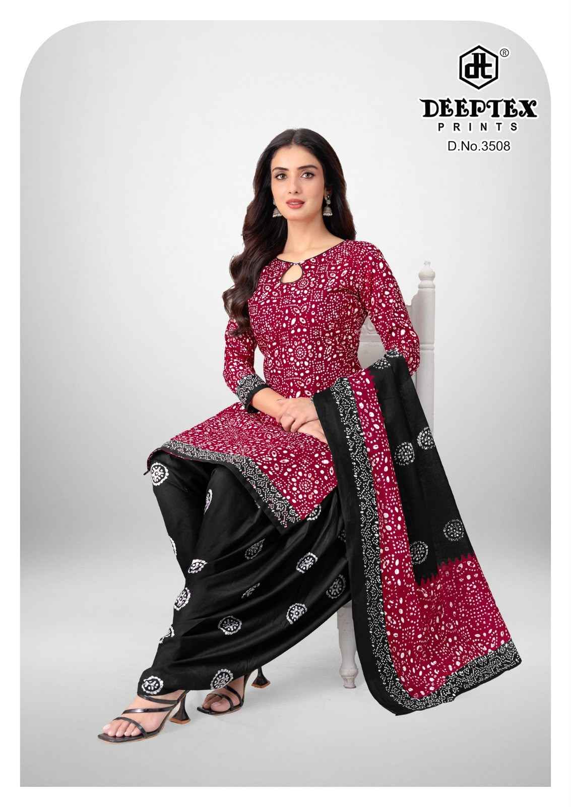 DEEPTEX BATIK PLUS VOL-35 PURE COTTON PRINTED DRESS MATERIAL
