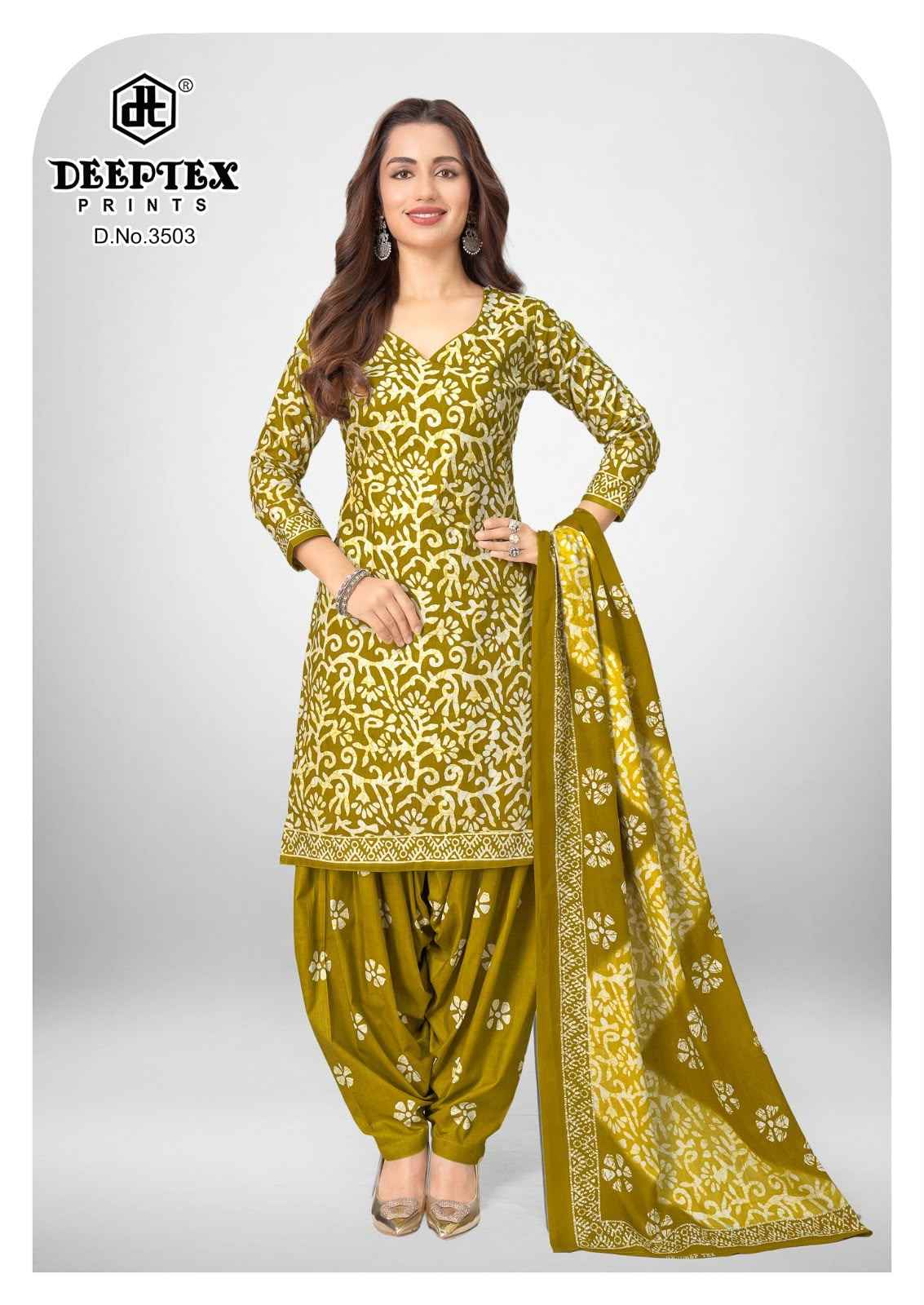DEEPTEX BATIK PLUS VOL-35 PURE COTTON PRINTED DRESS MATERIAL