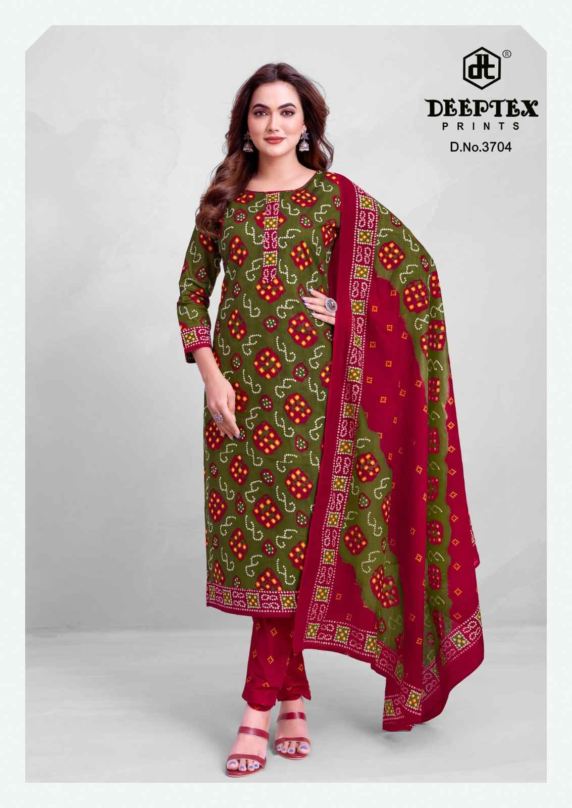 DEEPTEX CLASSIC CHUNNARI VOL-37 PURE COTTON PRINTED DRESS MATERIAL
