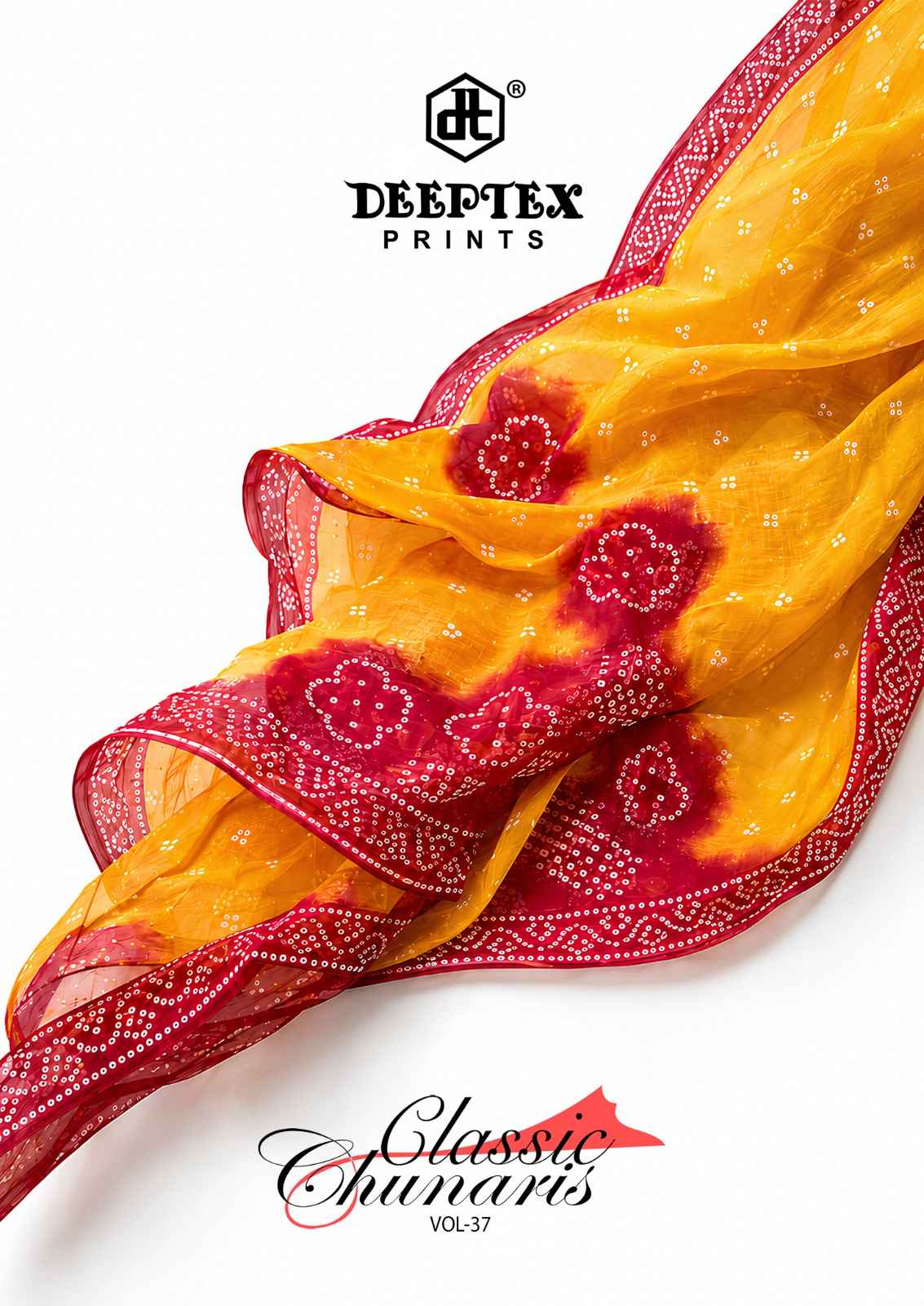 DEEPTEX CLASSIC CHUNNARI VOL-37 PURE COTTON PRINTED DRESS MATERIAL