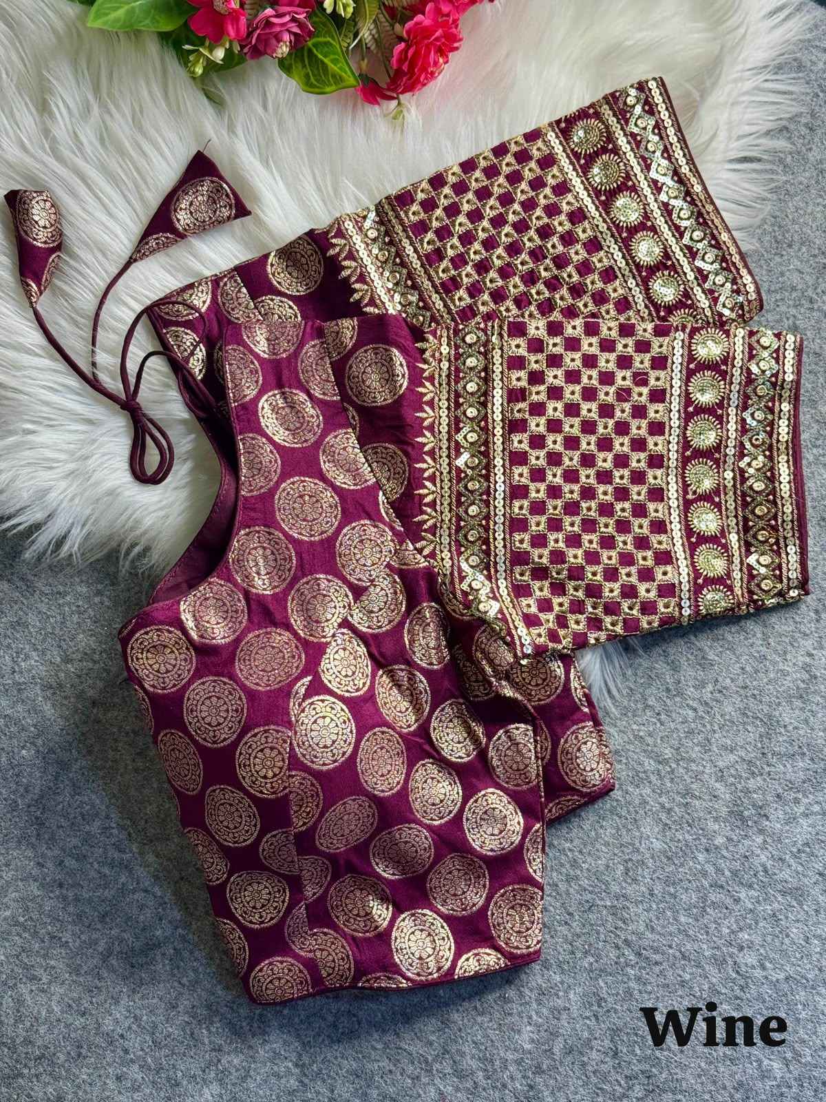 DOLA SILK EMBROIDERY WORK BLOUSE