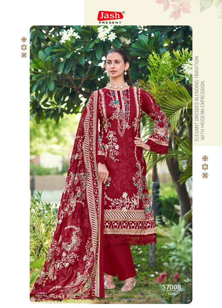 JASH ELLIZA VOL-57 PURE COTTON DRESS MATERIAL 