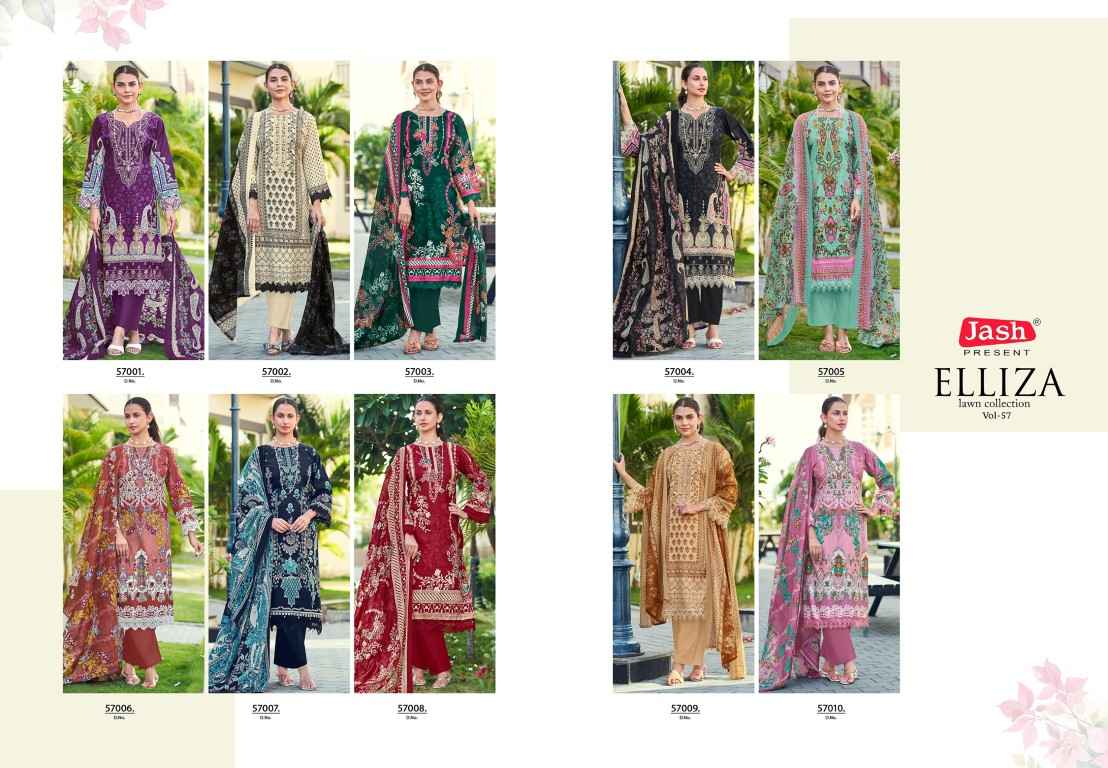 JASH ELLIZA VOL-57 PURE COTTON DRESS MATERIAL 