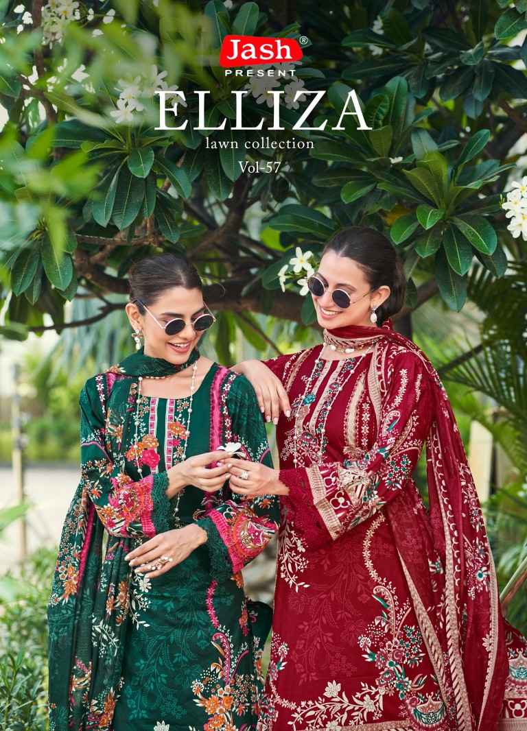 JASH ELLIZA VOL-57 PURE COTTON DRESS MATERIAL 