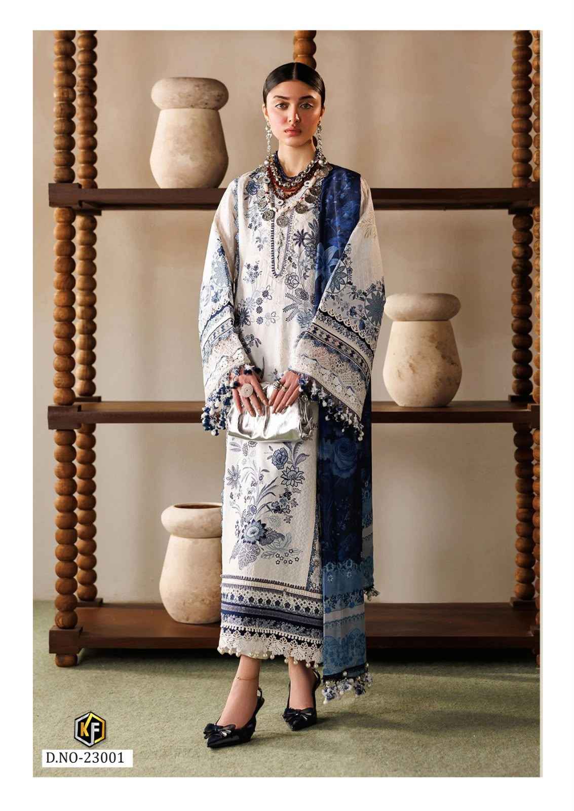 KEVAL FAB K KASHA VOL-23 HEAVY COTTON PRINTED DRESS MATERIAL