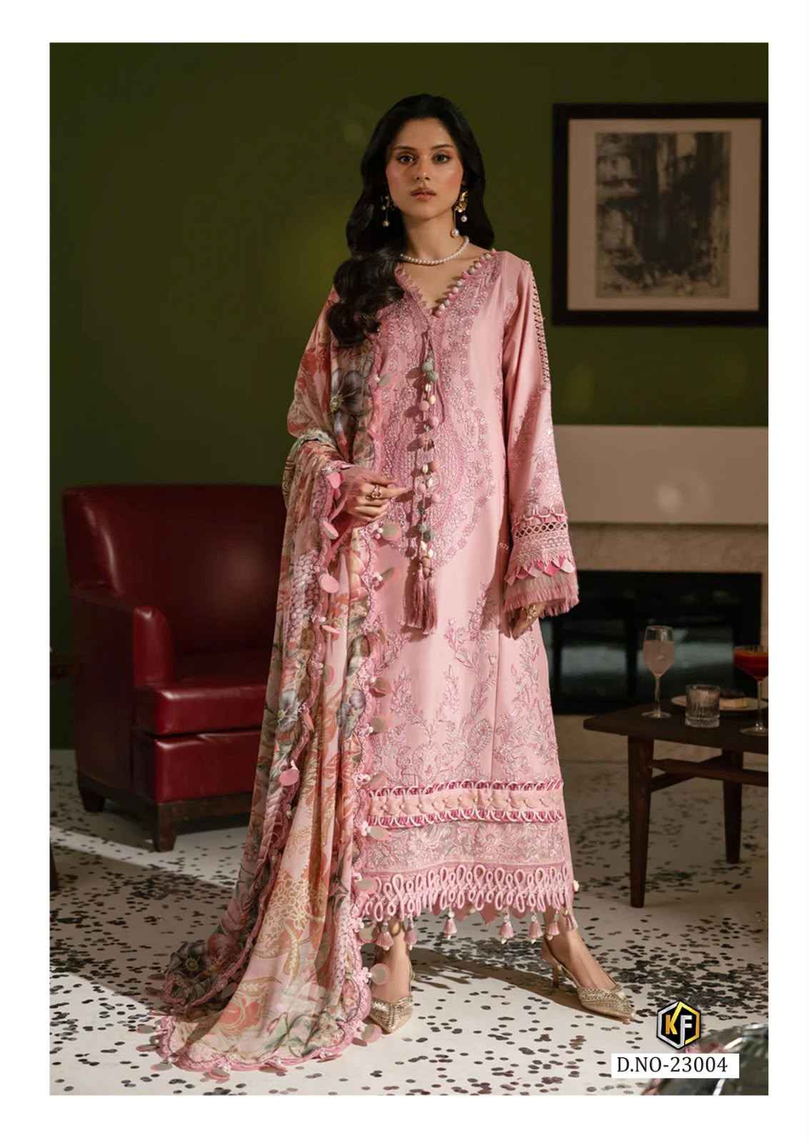 KEVAL FAB K KASHA VOL-23 HEAVY COTTON PRINTED DRESS MATERIAL