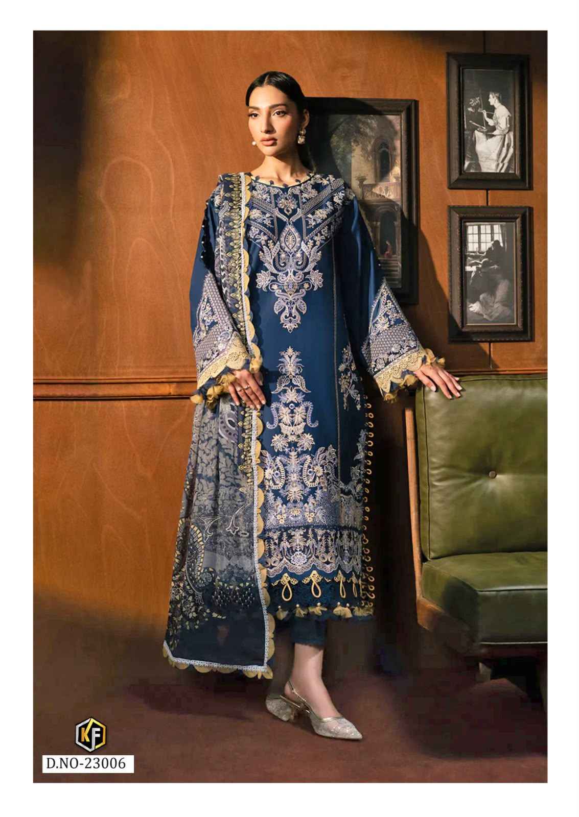 KEVAL FAB K KASHA VOL-23 HEAVY COTTON PRINTED DRESS MATERIAL