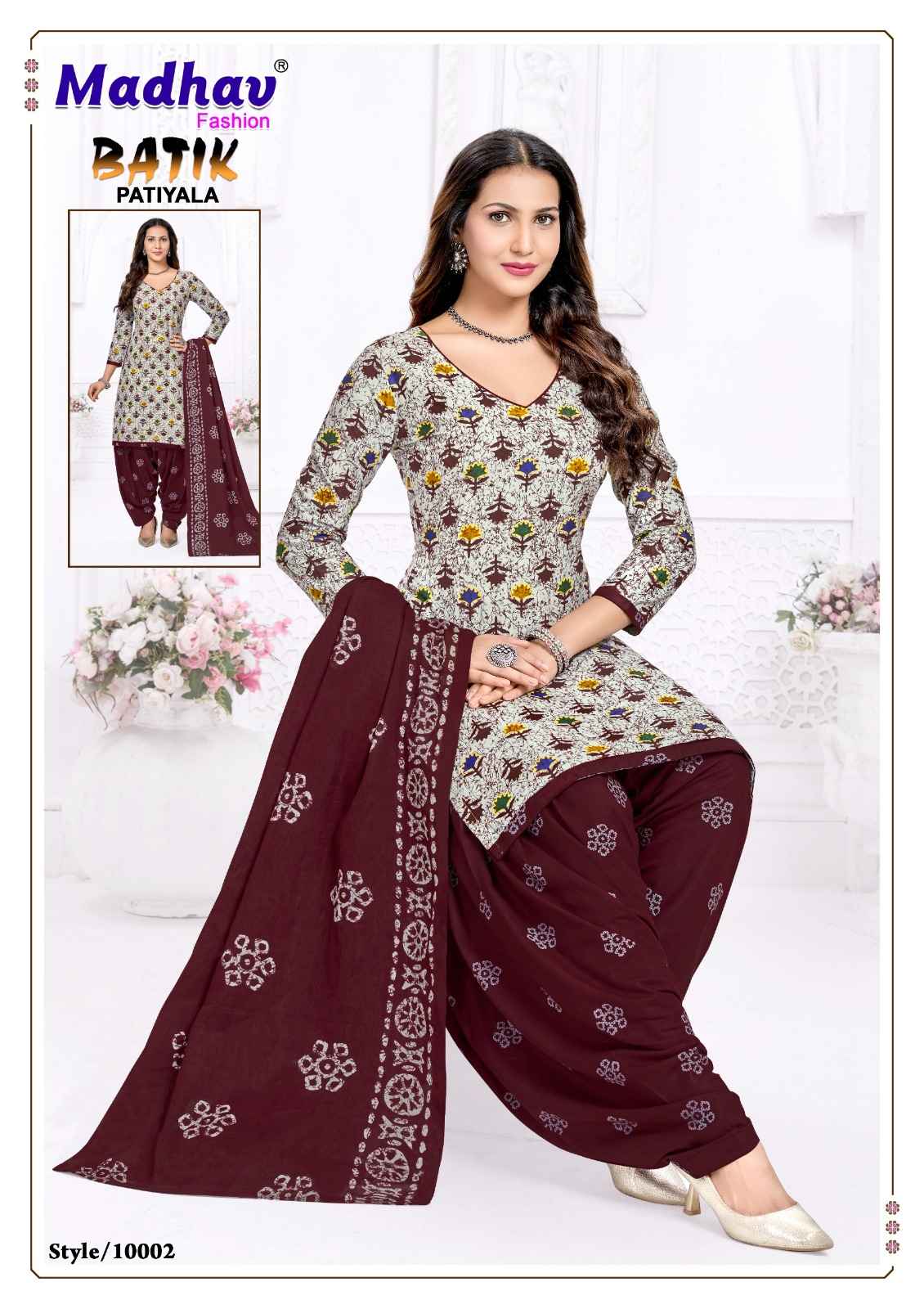 MADHAV BATIK PATIYALA VOL -10 COTTON PRINTED DRESS MATERIAL