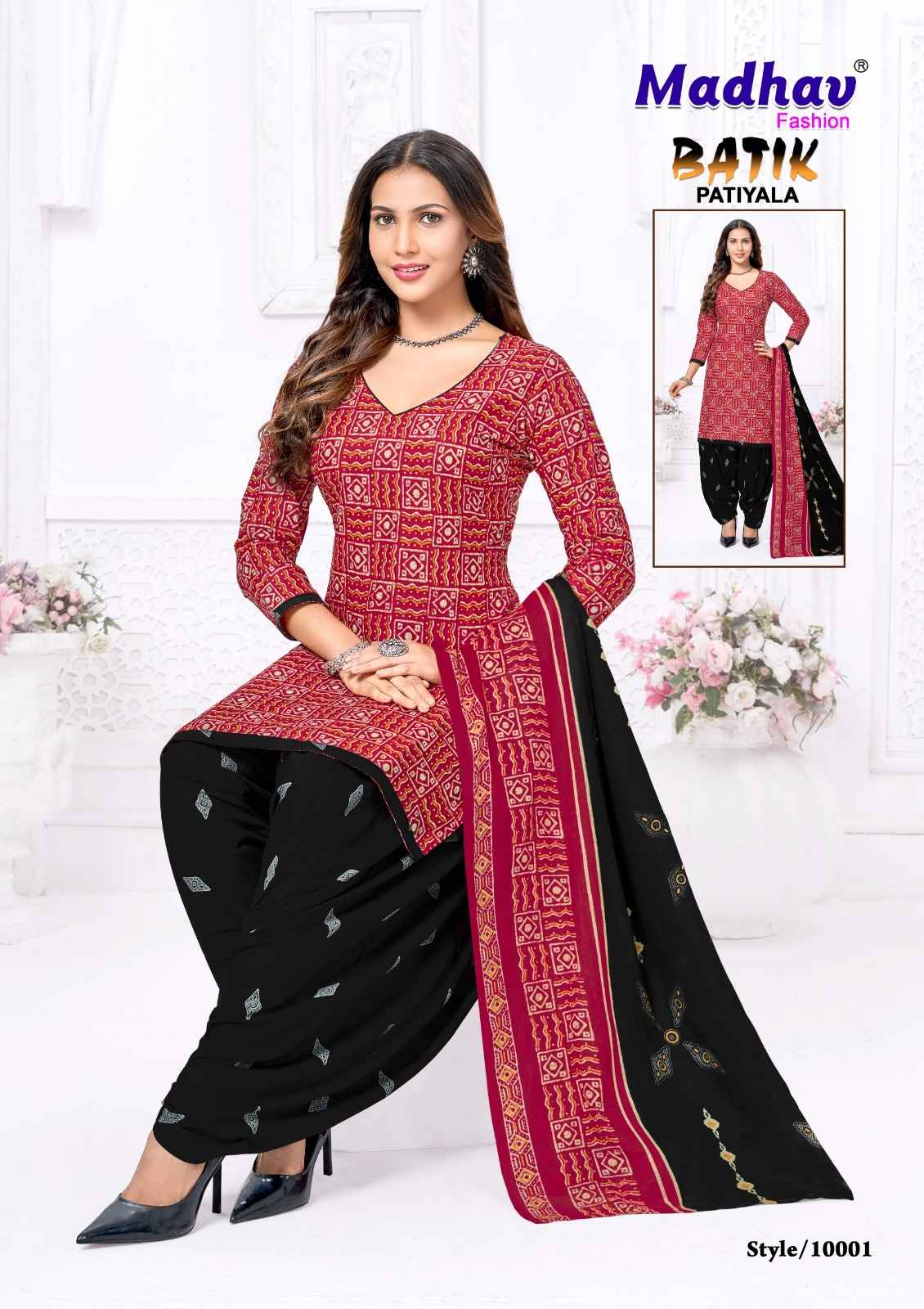 MADHAV BATIK PATIYALA VOL -10 COTTON PRINTED DRESS MATERIAL