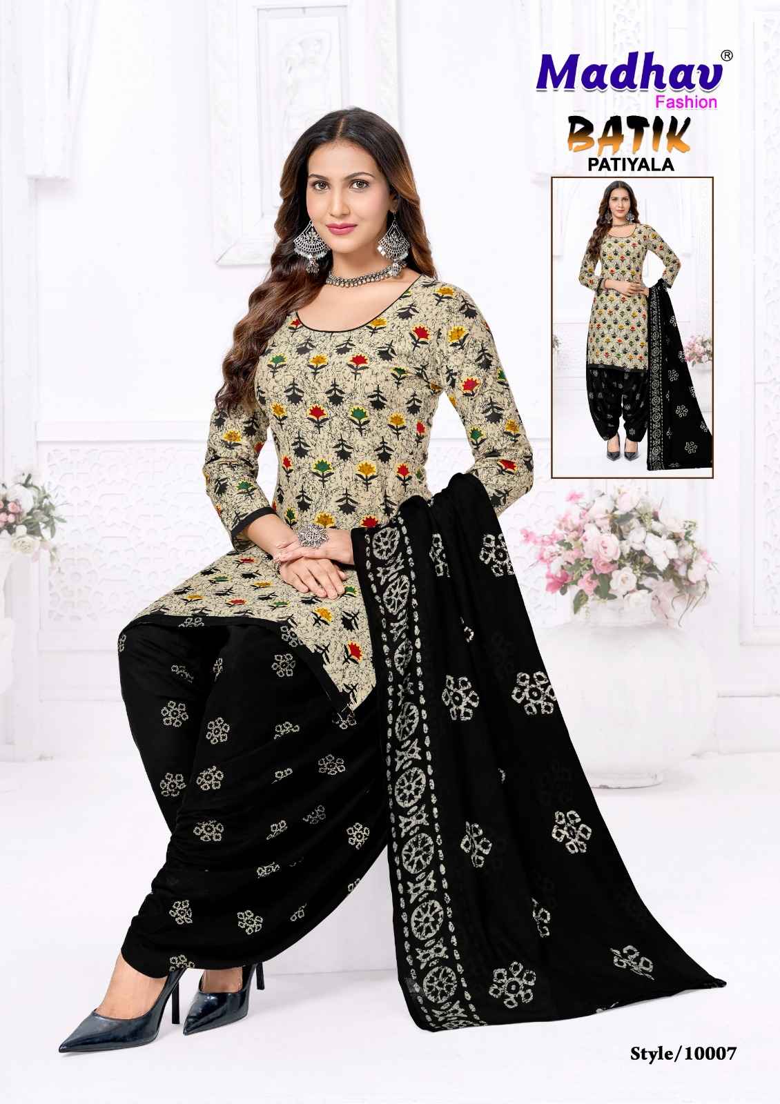 MADHAV BATIK PATIYALA VOL -10 COTTON PRINTED DRESS MATERIAL