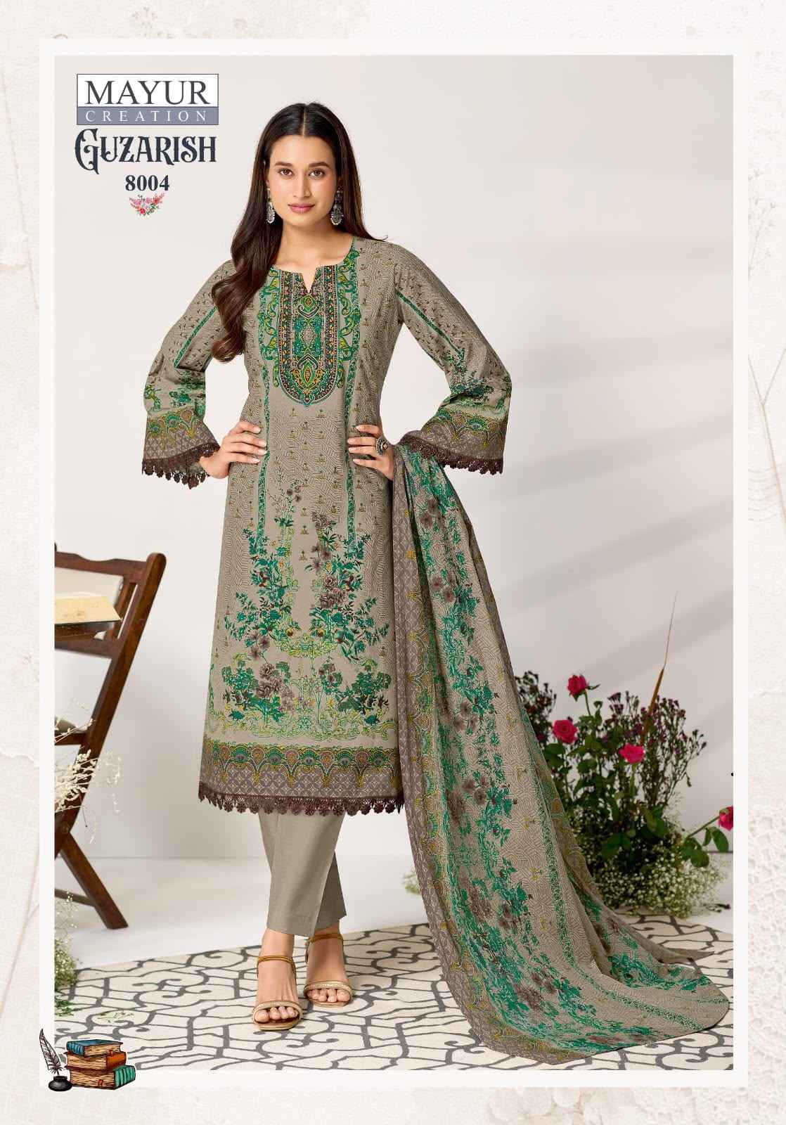 MAYUR GUZARISH VOL-8 COTTON PRINTED DRESS MATERIAL