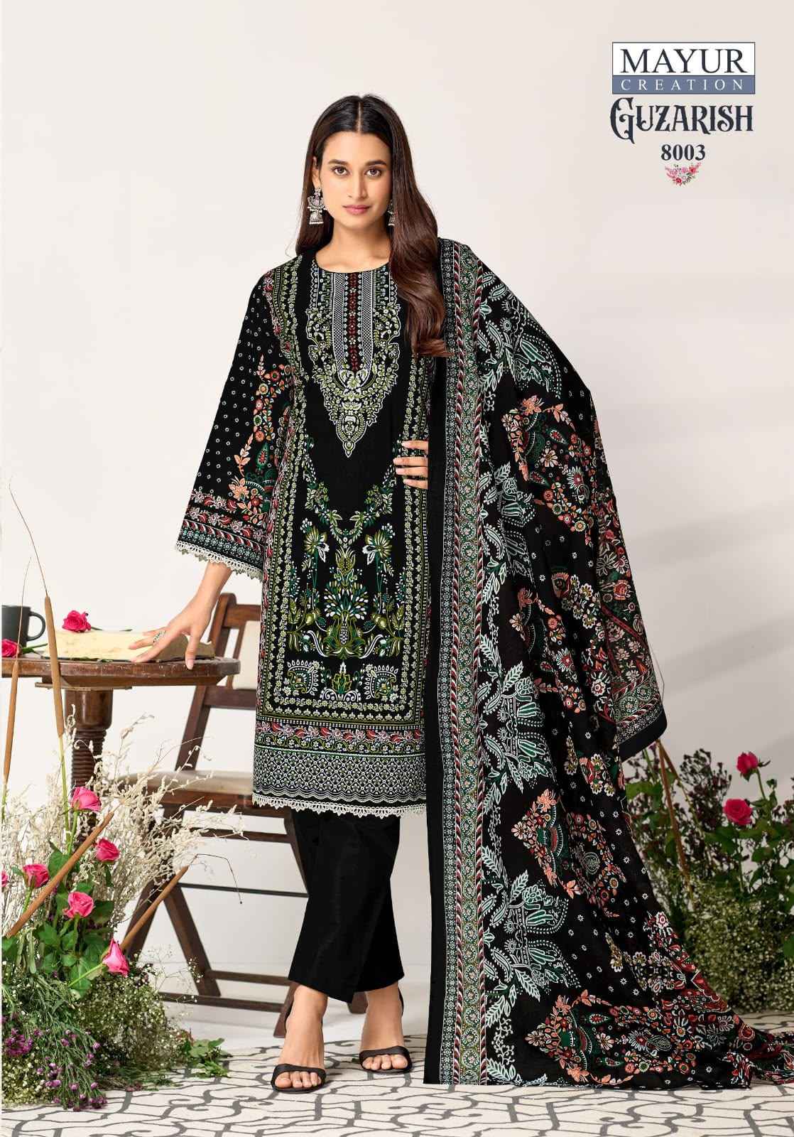 MAYUR GUZARISH VOL-8 COTTON PRINTED DRESS MATERIAL