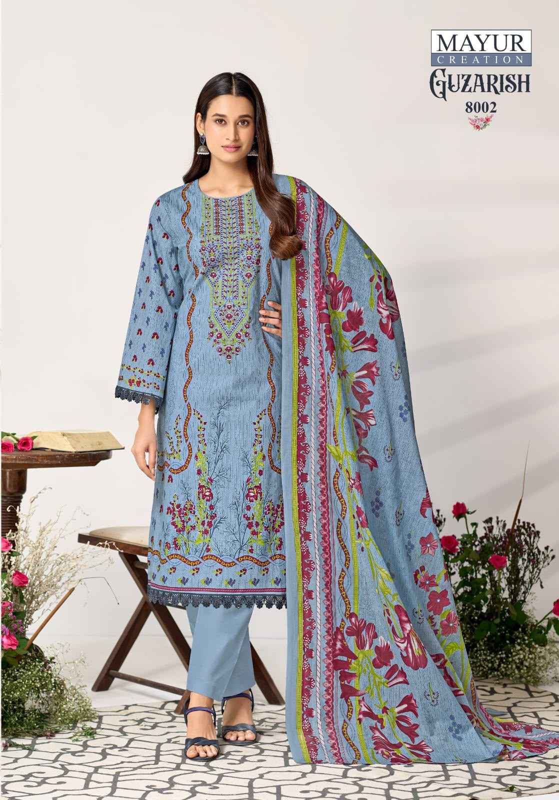 MAYUR GUZARISH VOL-8 COTTON PRINTED DRESS MATERIAL