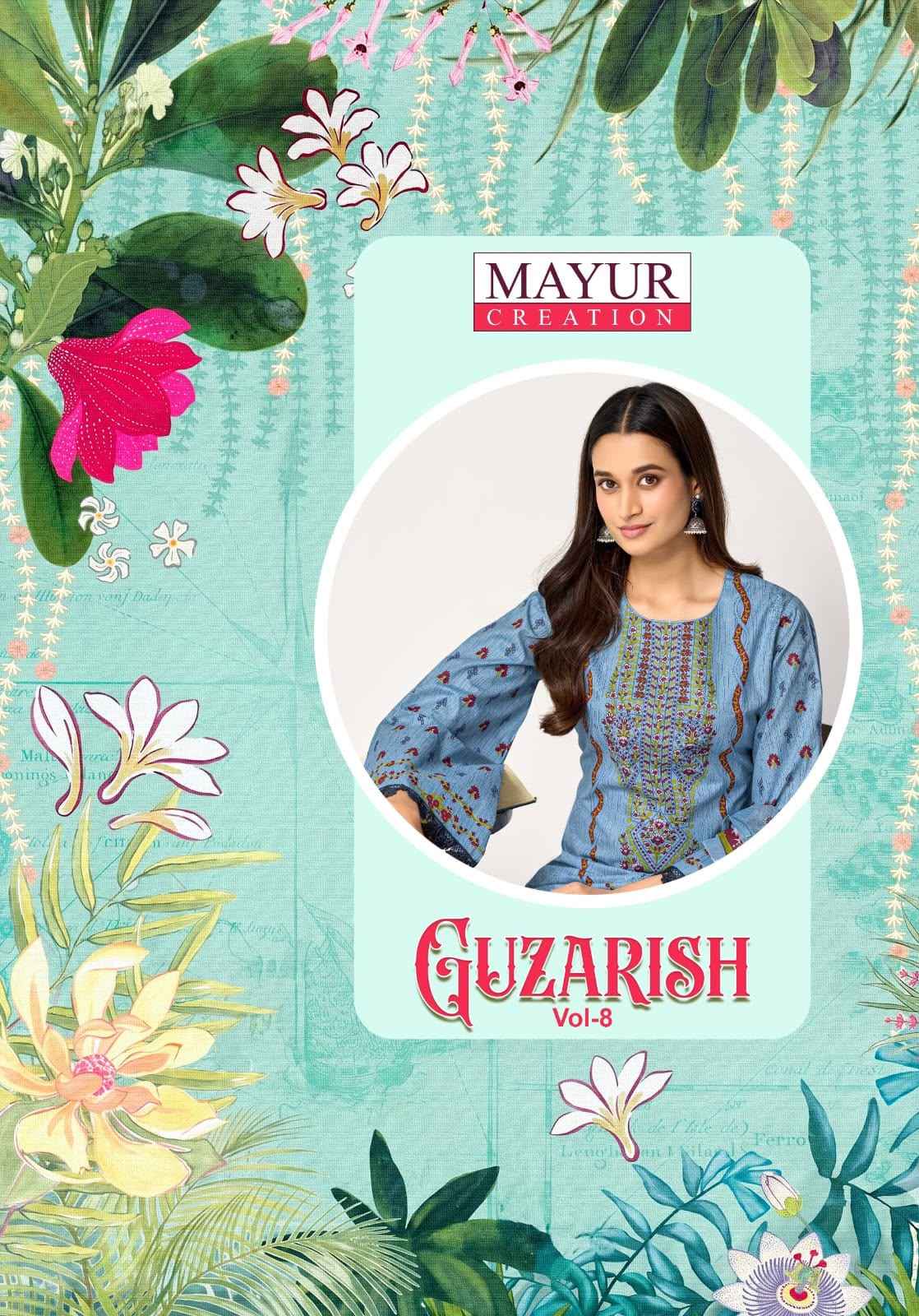 MAYUR GUZARISH VOL-8 COTTON PRINTED DRESS MATERIAL