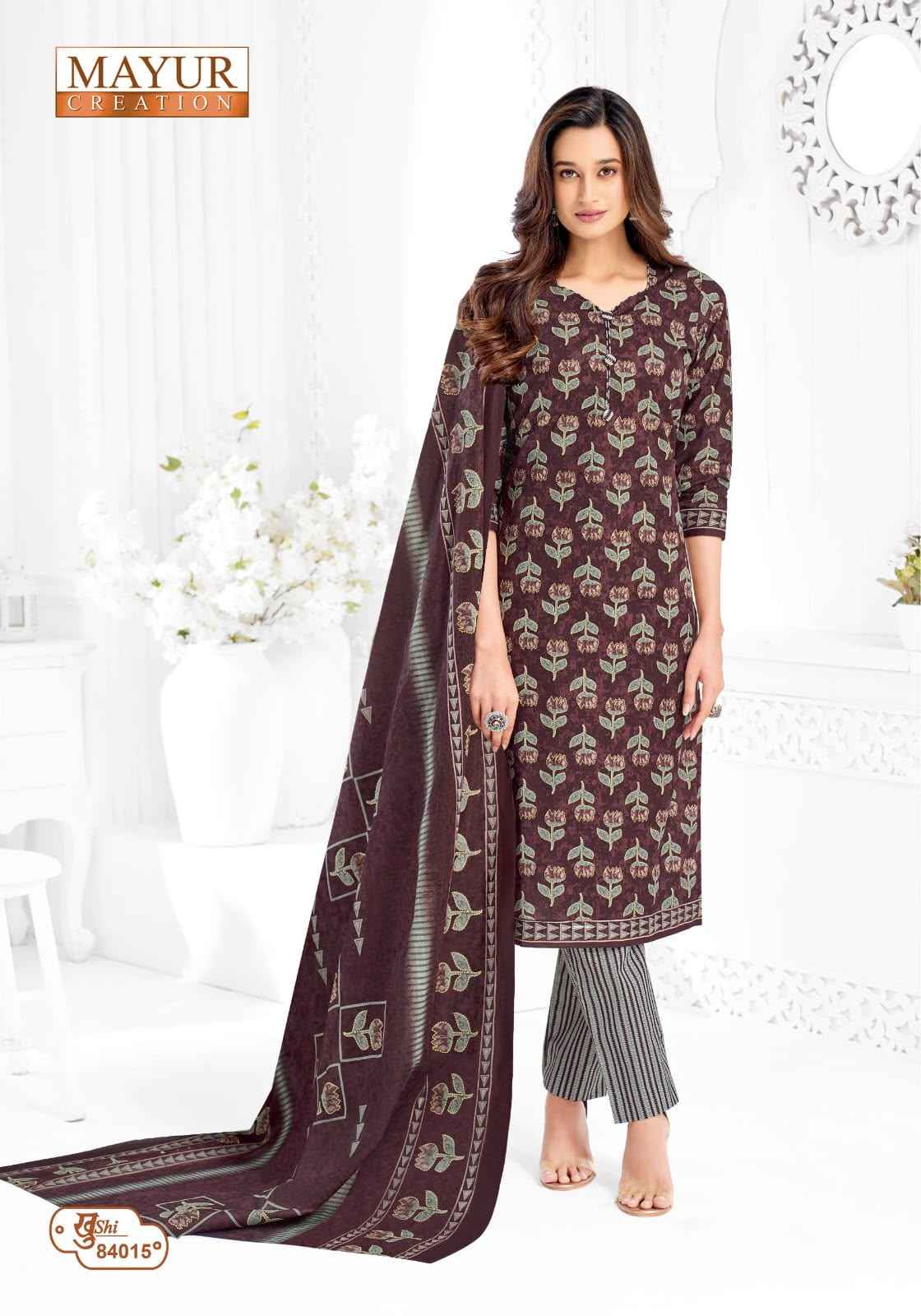 MAYUR KHUSHI VOL-84 PURE COTTON PRINTED DRESS MATERIAL