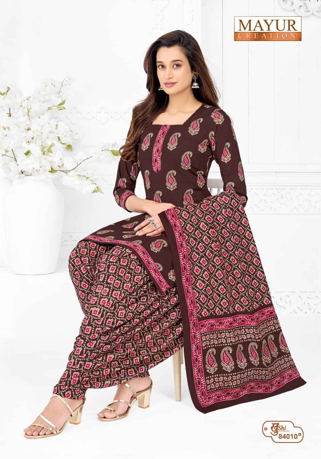 MAYUR KHUSHI VOL-84 PURE COTTON PRINTED DRESS MATERIAL
