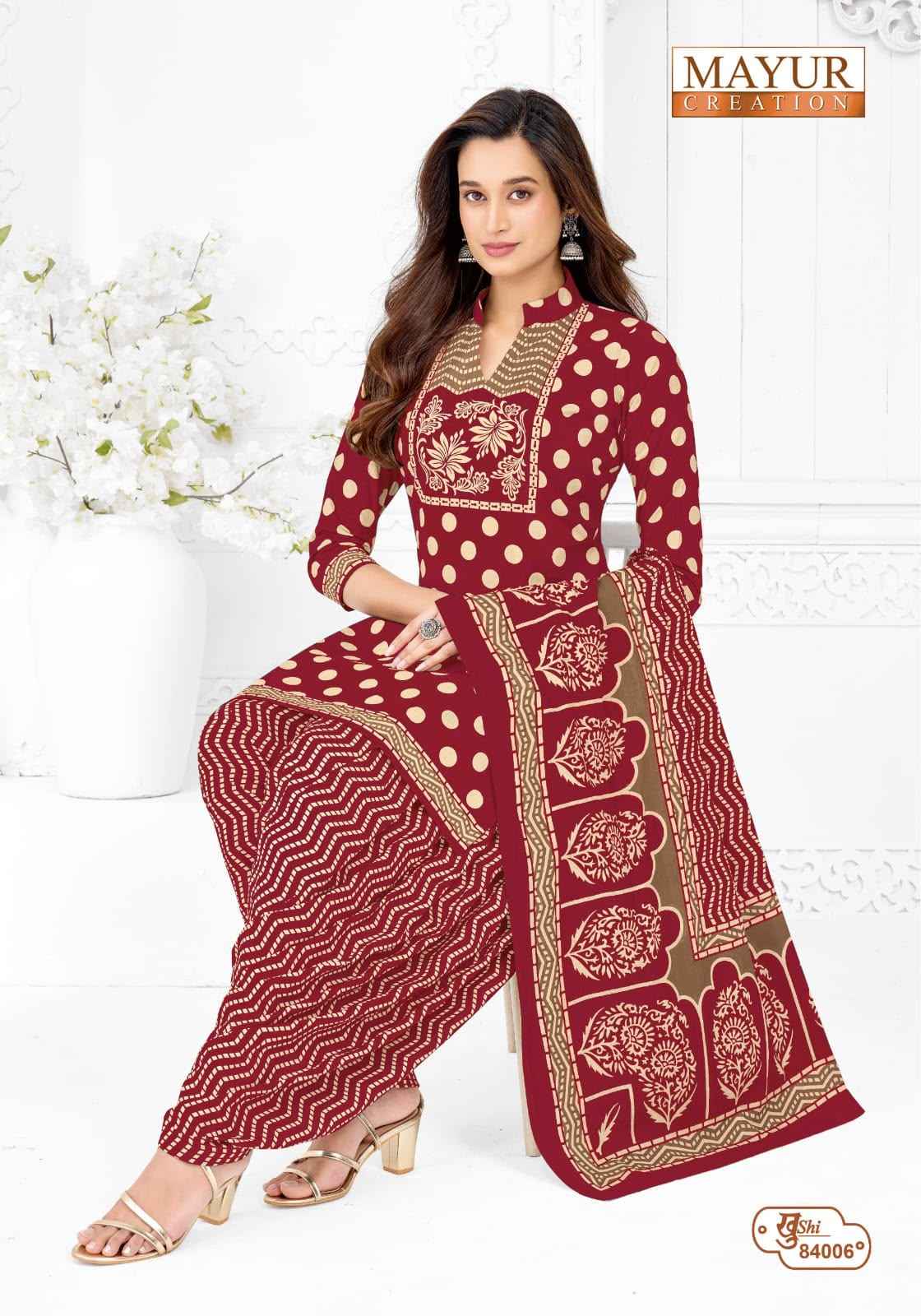 MAYUR KHUSHI VOL-84 PURE COTTON PRINTED DRESS MATERIAL