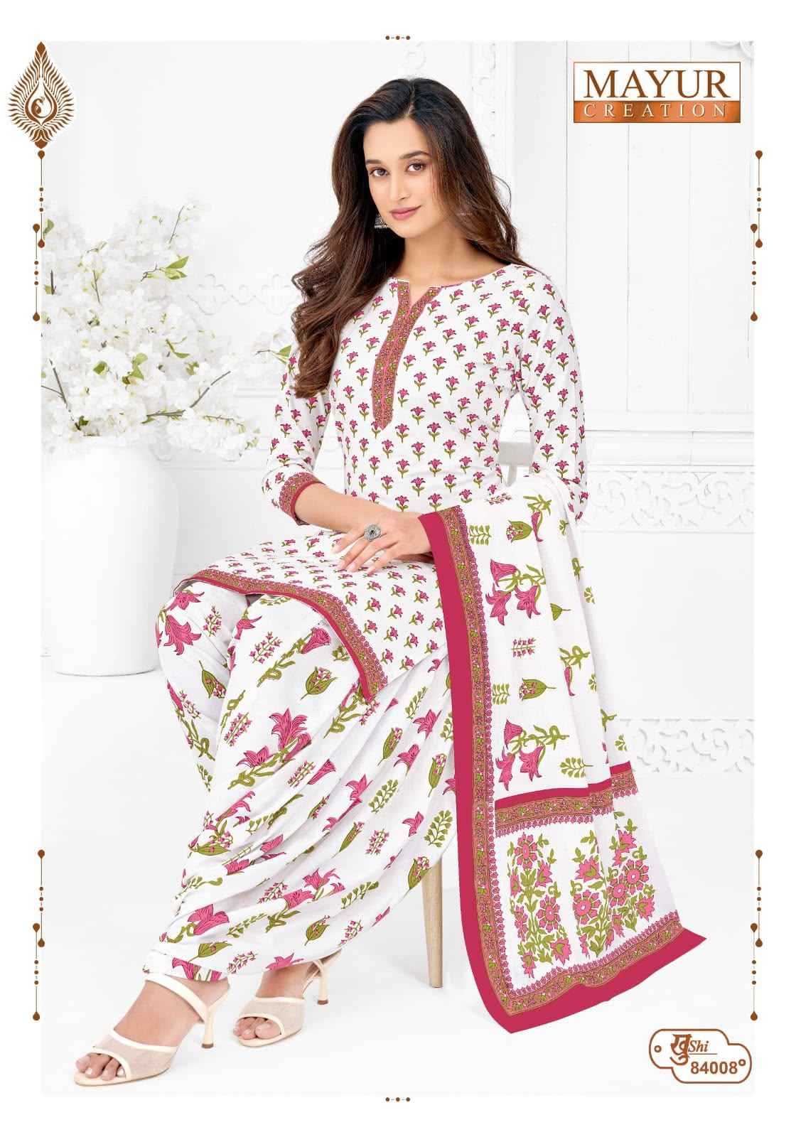 MAYUR KHUSHI VOL-84 PURE COTTON PRINTED DRESS MATERIAL