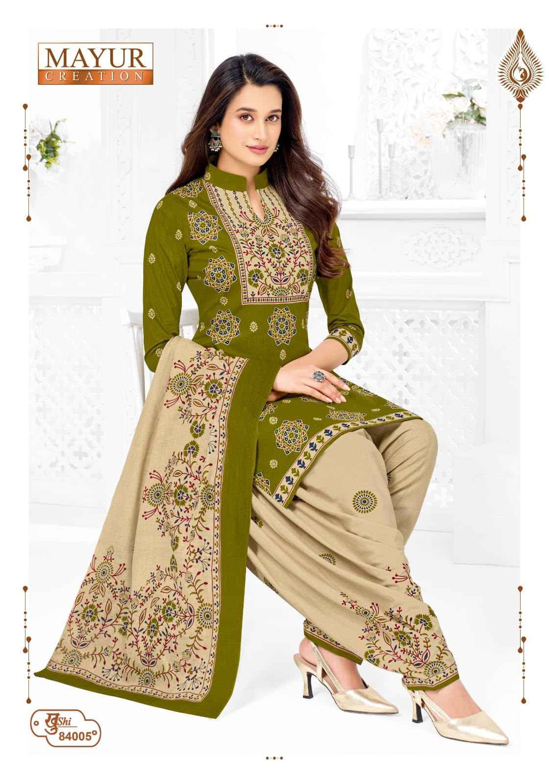 MAYUR KHUSHI VOL-84 PURE COTTON PRINTED DRESS MATERIAL