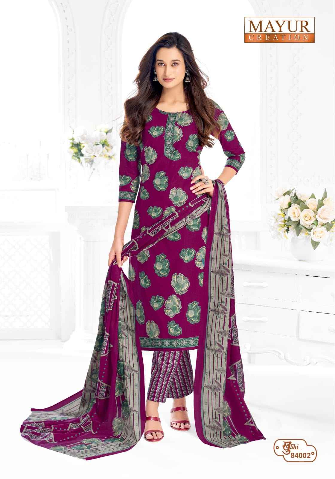 MAYUR KHUSHI VOL-84 PURE COTTON PRINTED DRESS MATERIAL