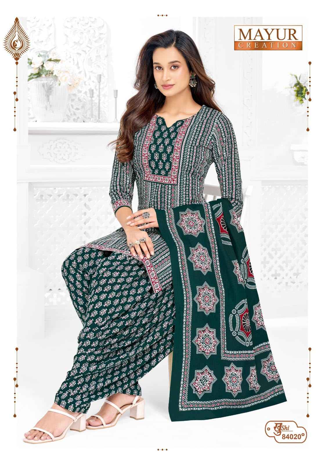 MAYUR KHUSHI VOL-84 PURE COTTON PRINTED DRESS MATERIAL