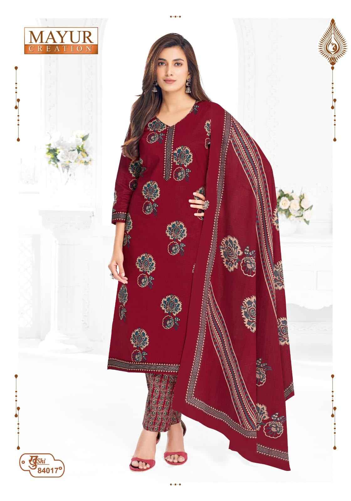 MAYUR KHUSHI VOL-84 PURE COTTON PRINTED DRESS MATERIAL