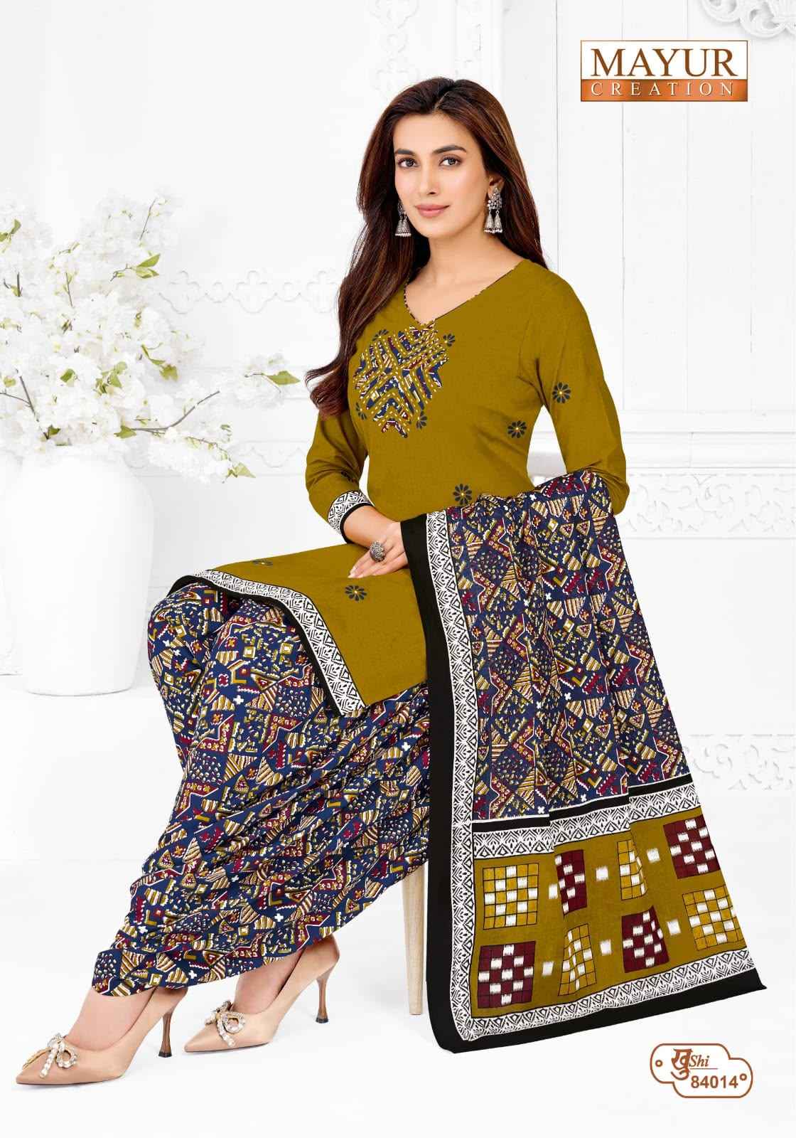 MAYUR KHUSHI VOL-84 PURE COTTON PRINTED DRESS MATERIAL