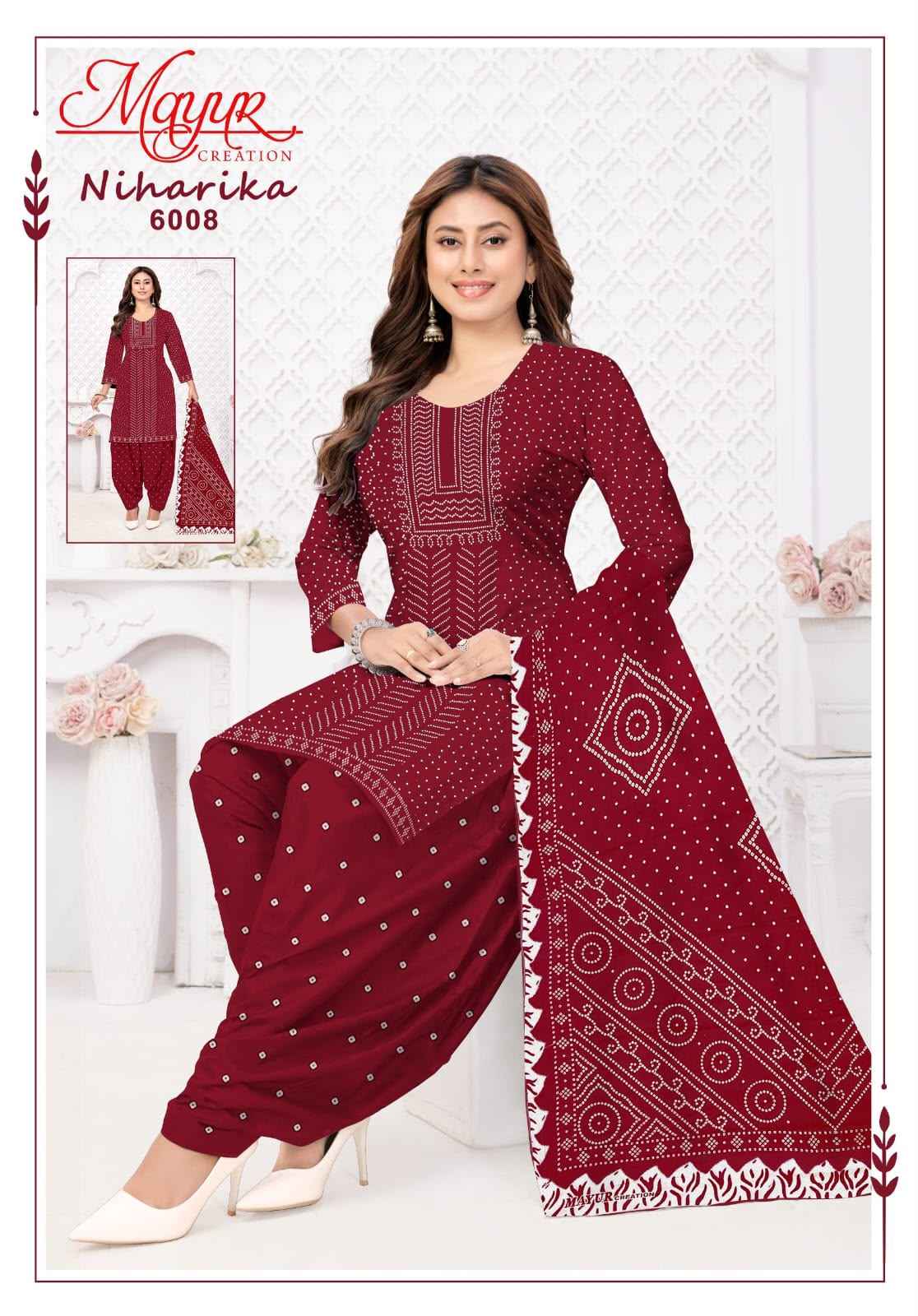 MAYUR NIHARIKA VOL-6 COTTON PRINTED DRESS MATERIAL