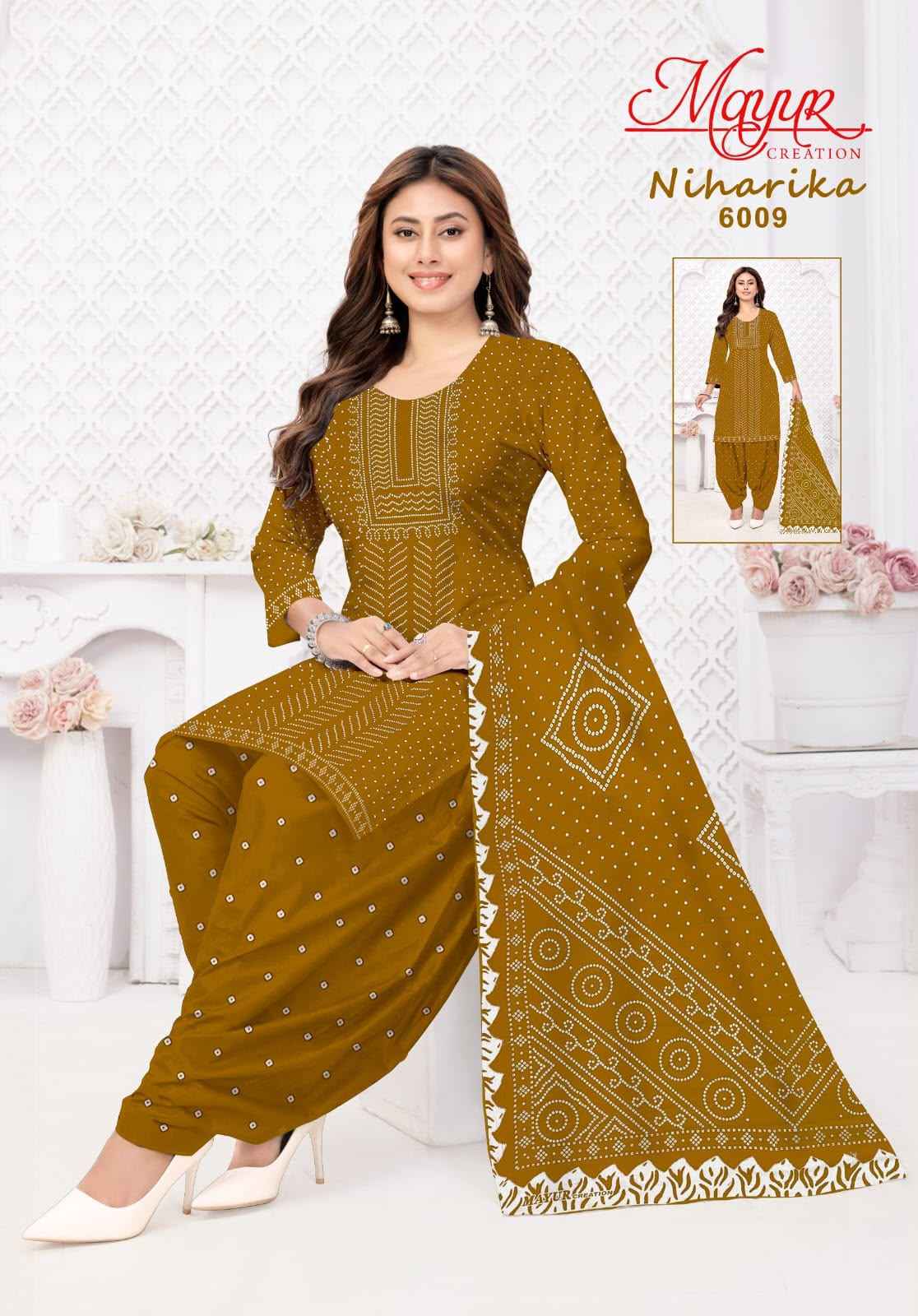 MAYUR NIHARIKA VOL-6 COTTON PRINTED DRESS MATERIAL