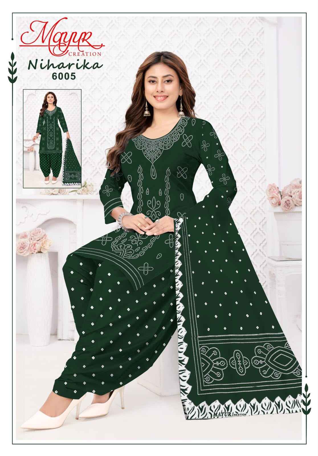 MAYUR NIHARIKA VOL-6 COTTON PRINTED DRESS MATERIAL