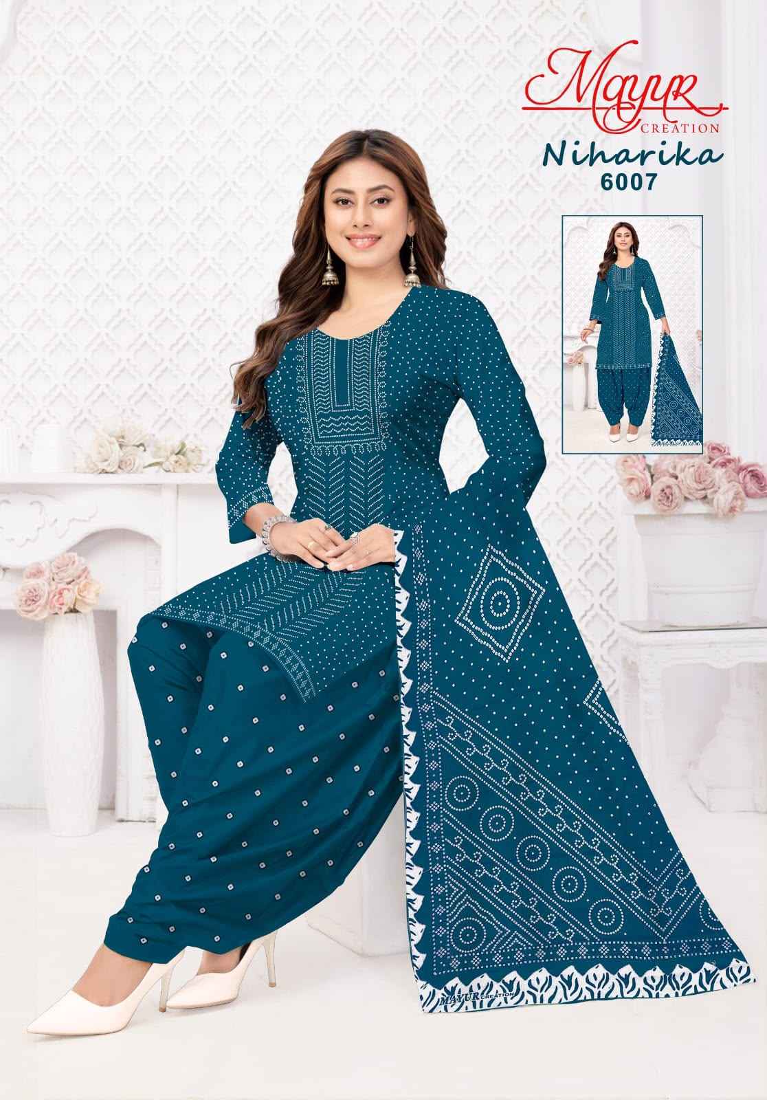 MAYUR NIHARIKA VOL-6 COTTON PRINTED DRESS MATERIAL