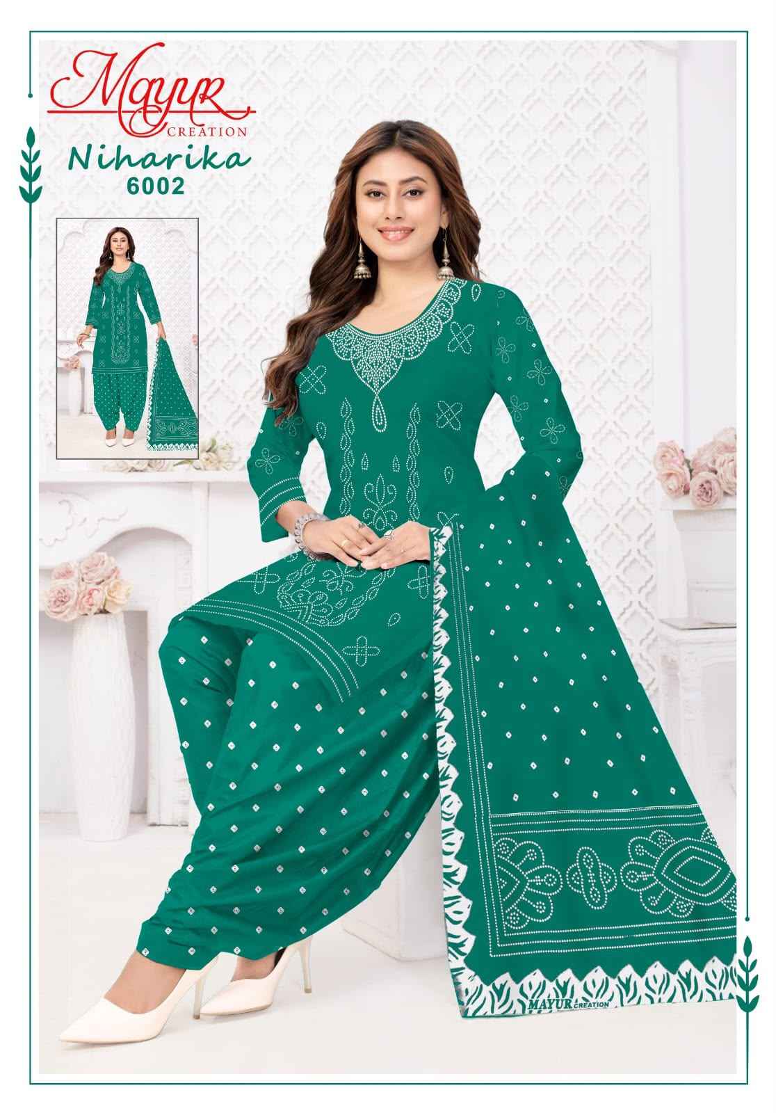 MAYUR NIHARIKA VOL-6 COTTON PRINTED DRESS MATERIAL