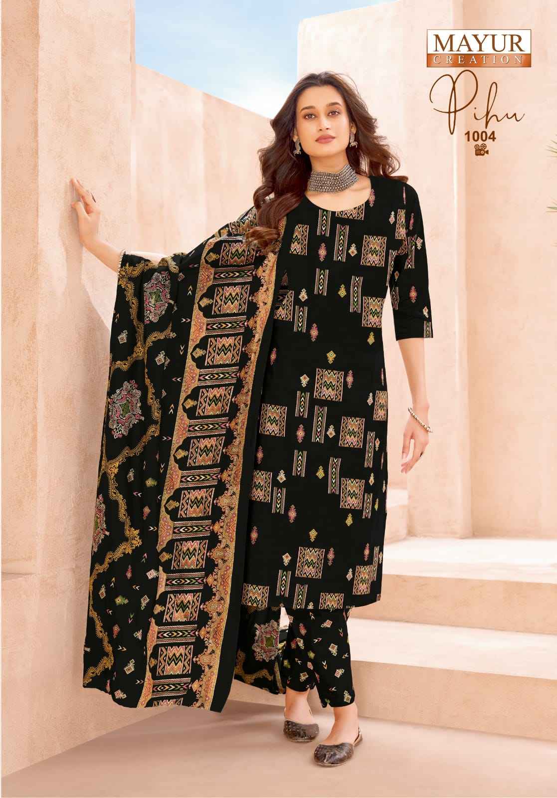 MAYUR PIHU VOL-1 PURE COTTON PRINTED DRESS MATERIAL 