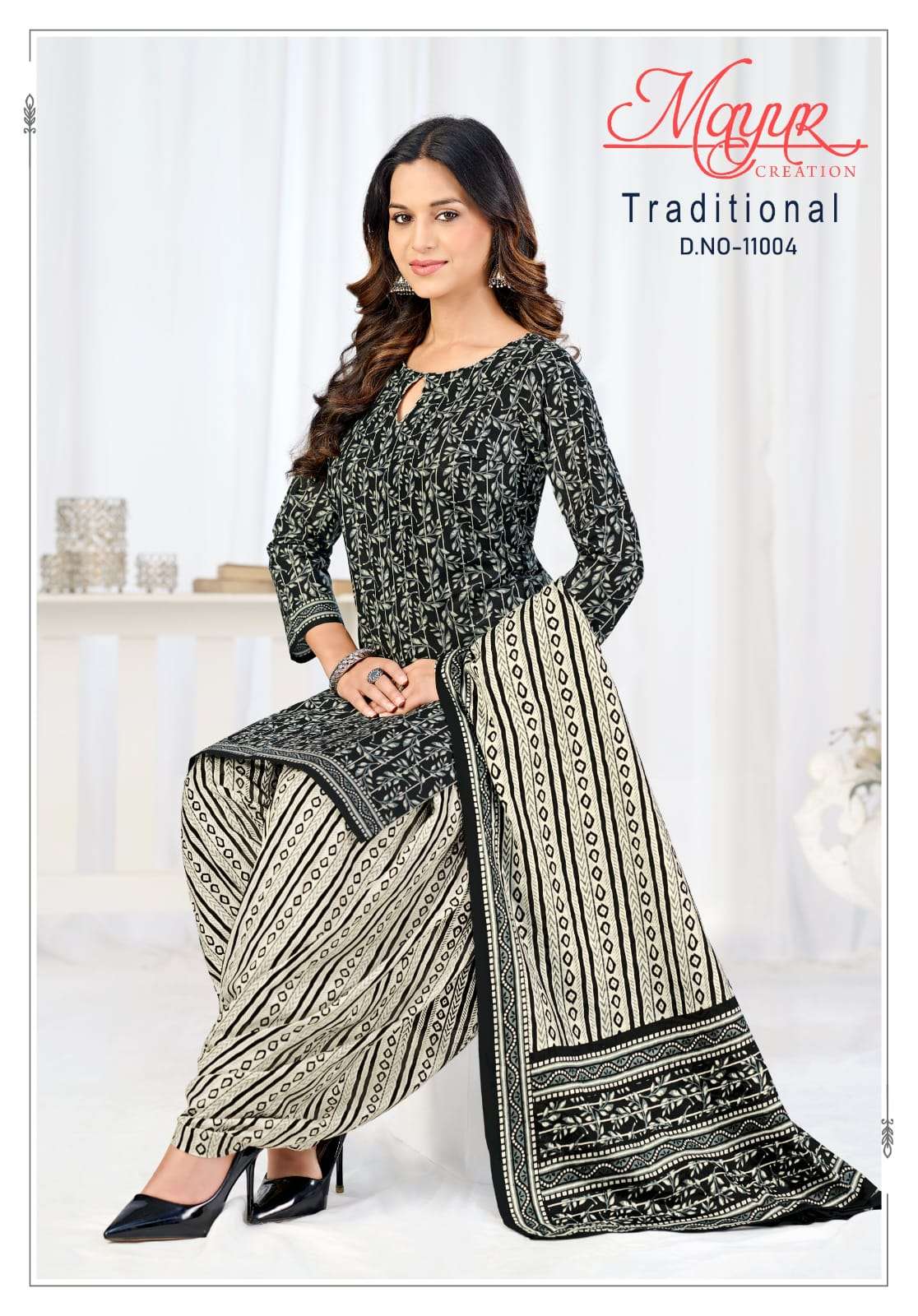 MAYUR TRADITIONAL VOL-11 PURE COTTON PRINTED DRESS MATERIAL