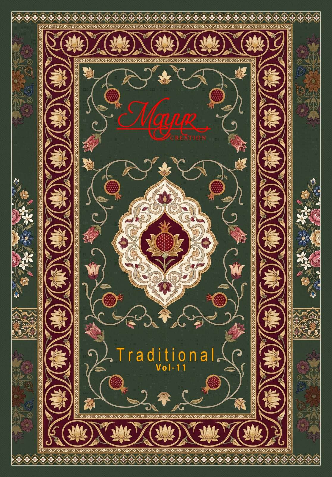 MAYUR TRADITIONAL VOL-11 PURE COTTON PRINTED DRESS MATERIAL
